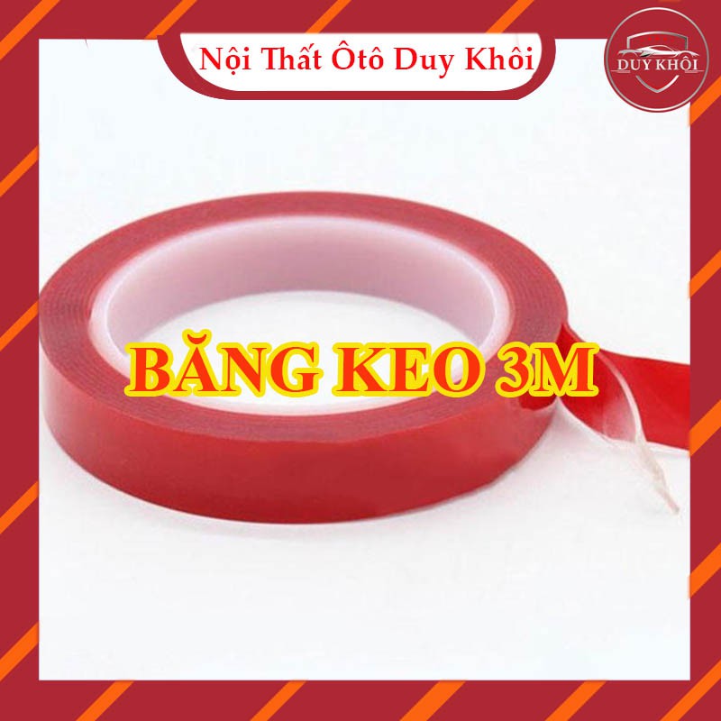 Băng dính 3m 2 mặt trong suốt Acrylic - Băng keo 3m chuyên dụng ô tô siêu chắc