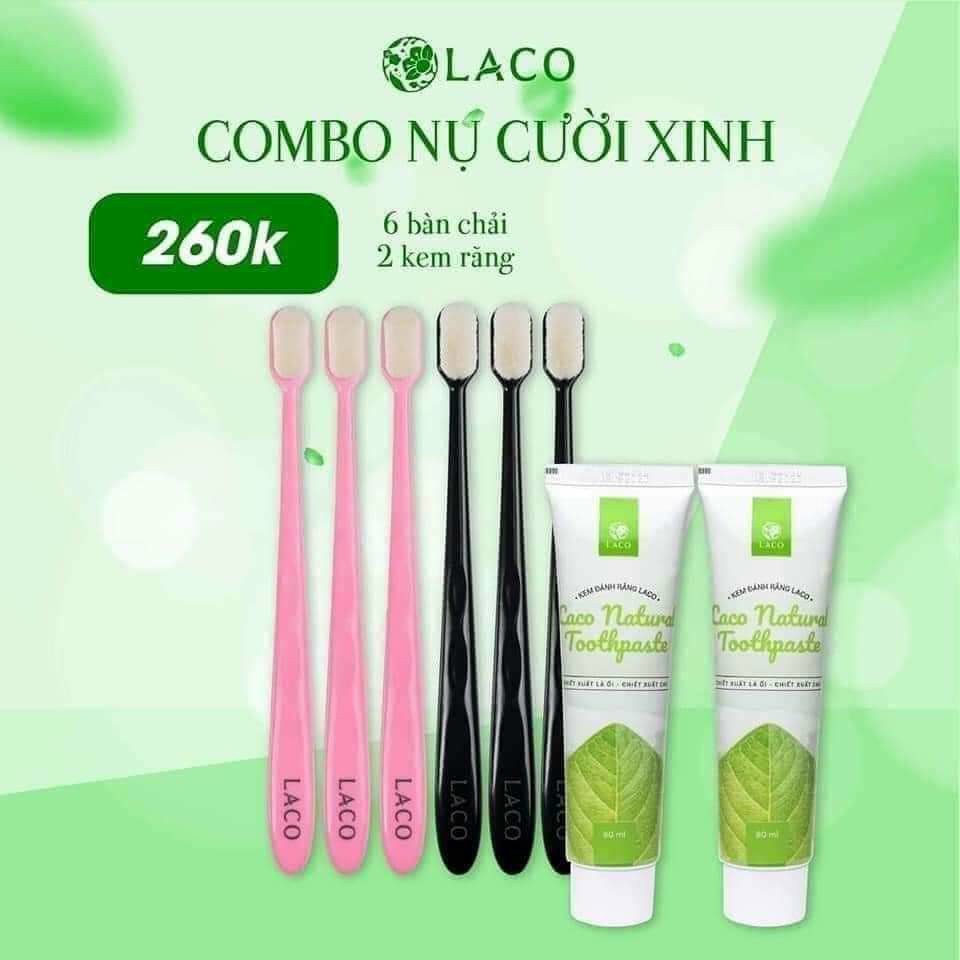 Kem đánh răng Laco 80ml- Chiết xuất cau ổi