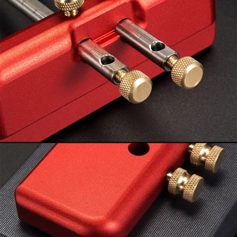 Thước Đo Đánh Dấu Chế Biến Gỗ Bằng Hợp Kim Nhôm DIY