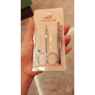 Bộ kéo & Nhíp cắt tỉa lông mày