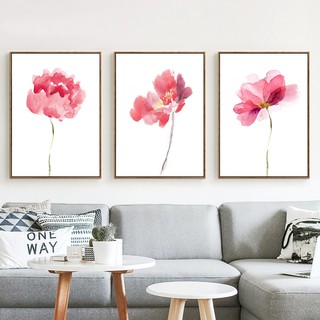 Bộ 3 tranh treo tường phòng khách kích thước 40x60