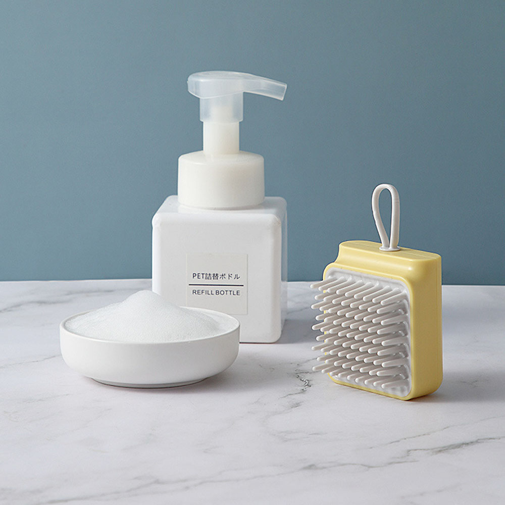 [Hàng mới về] Cọ Silicon Làm Sạch Da Đầu Mát Xa Đa Năng Cho Nữ