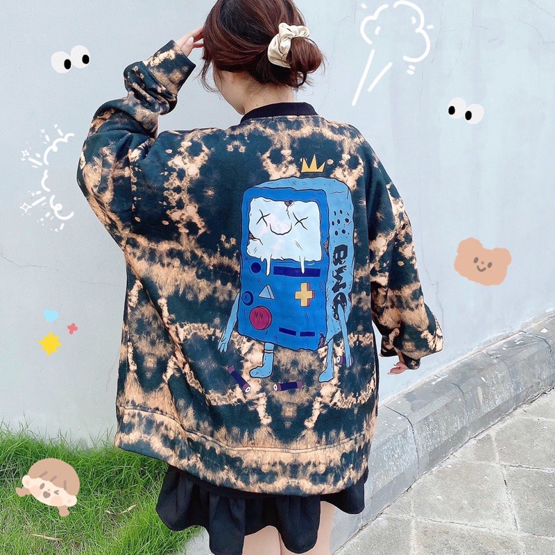 Áo Cardigan lót nỉ Khoác Hàn Nam Nữ Form Rộng Ulzzang SIB038 - SIB Clothing | BigBuy360 - bigbuy360.vn