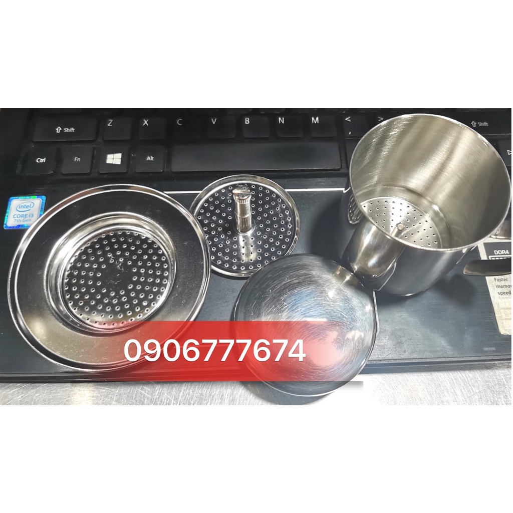 Phin cà phê inox 304 Mạ Vàng / Đen / Trắng