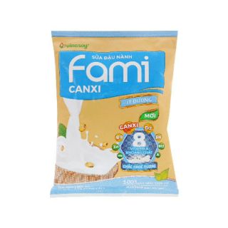 Com bo 10 túi sữa đậu nành Fami 200ml