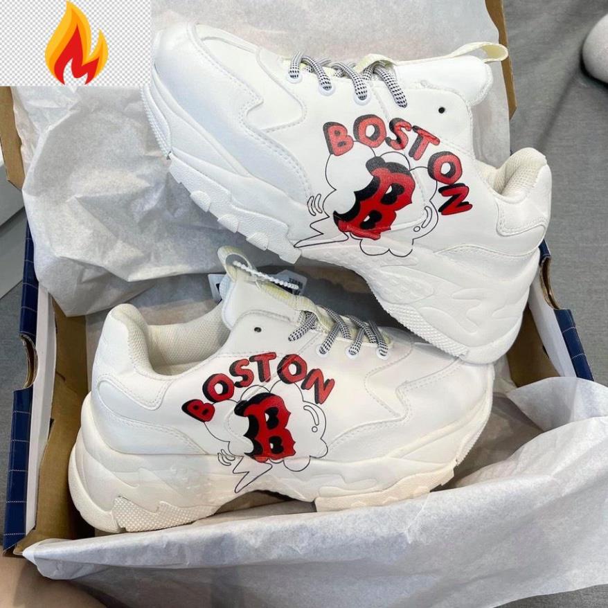 Giày 𝗠𝗟𝗕 thế thao nam nữ logo in 3D, Giày mlb 2021, Boston, LA, New york mẫu mới ra 2021 bản cao cấp -LH81