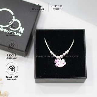 Dây chuyền bạc ta mèo Kitty cho bé