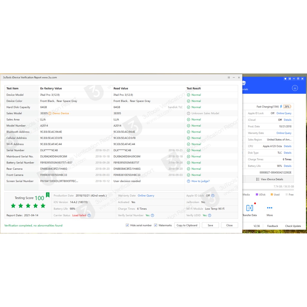 Máy tính bảng Apple iPad pro 12.9 inch gen 3 dung lượng 64GB bản 4G | BigBuy360 - bigbuy360.vn