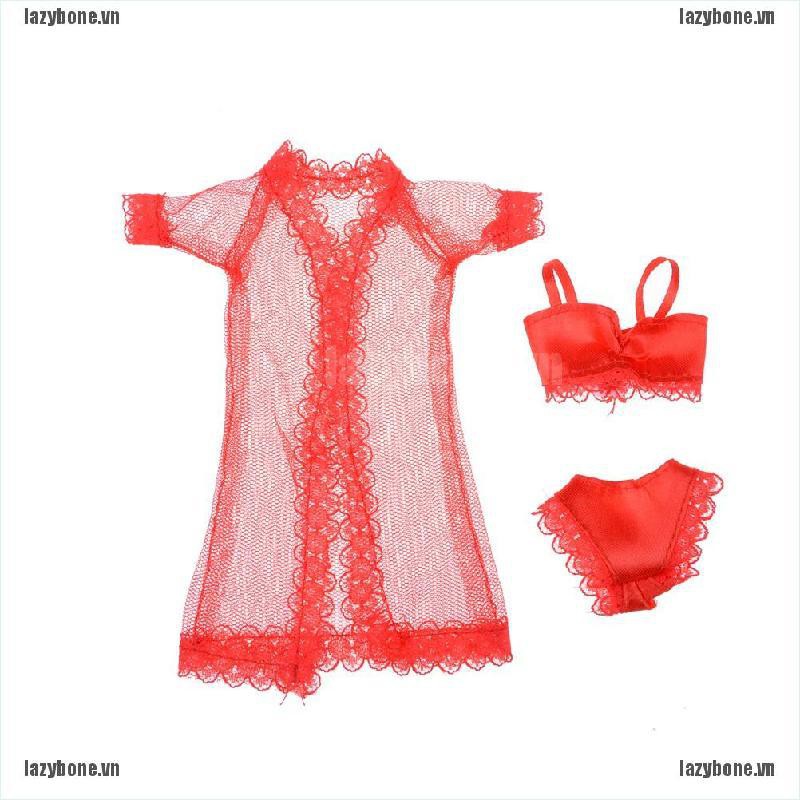 Bộ Đồ Ngủ Ren 3 Món Cho Nữ