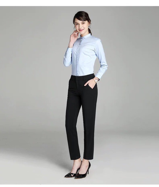 Quần Tây Dấu Khuy - Hàng VNXK