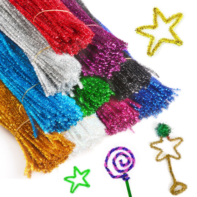 Combo 3 dây nhũ nhiều màu bó hoa trang trí, làm đồ handmade siêu xinh