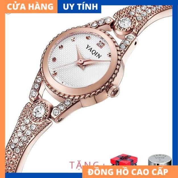 (Lắc tay) Đồng hồ Nữ YAQIN Lắc tay Y9999 - Phong cách Ý + Tặng hộp & Pin [HÀNG XỊN]