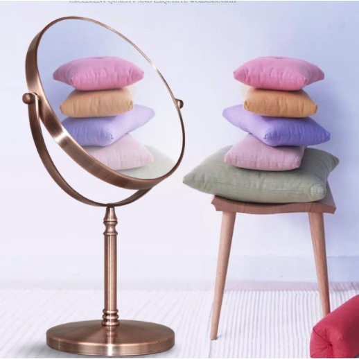 Gương để bàn trang điểm - gương gắn tường 2 mặt 360 độ phóng đại loại xịn dễ dàng soi rõ từng chi tiết khi trang điểm
