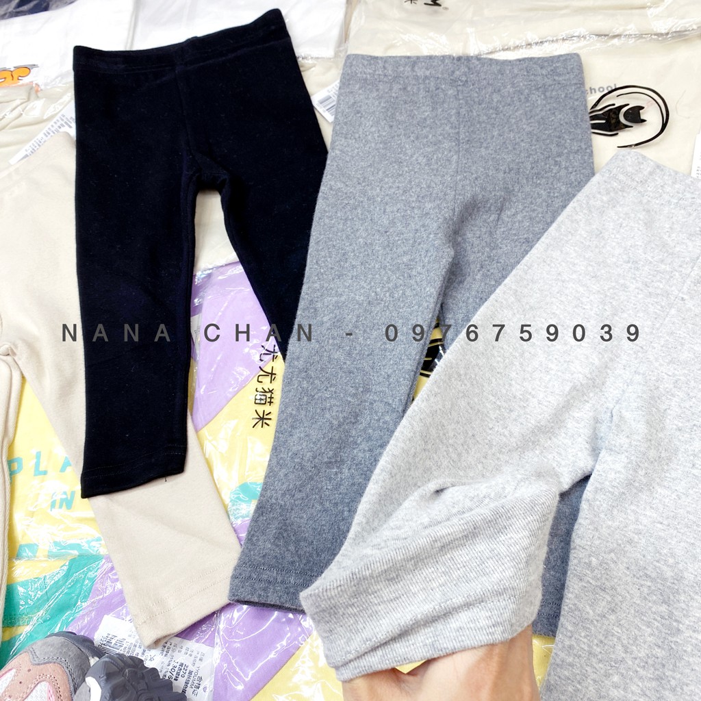 [Q039] Quần legging trơn mẫu 2 sz 80-140