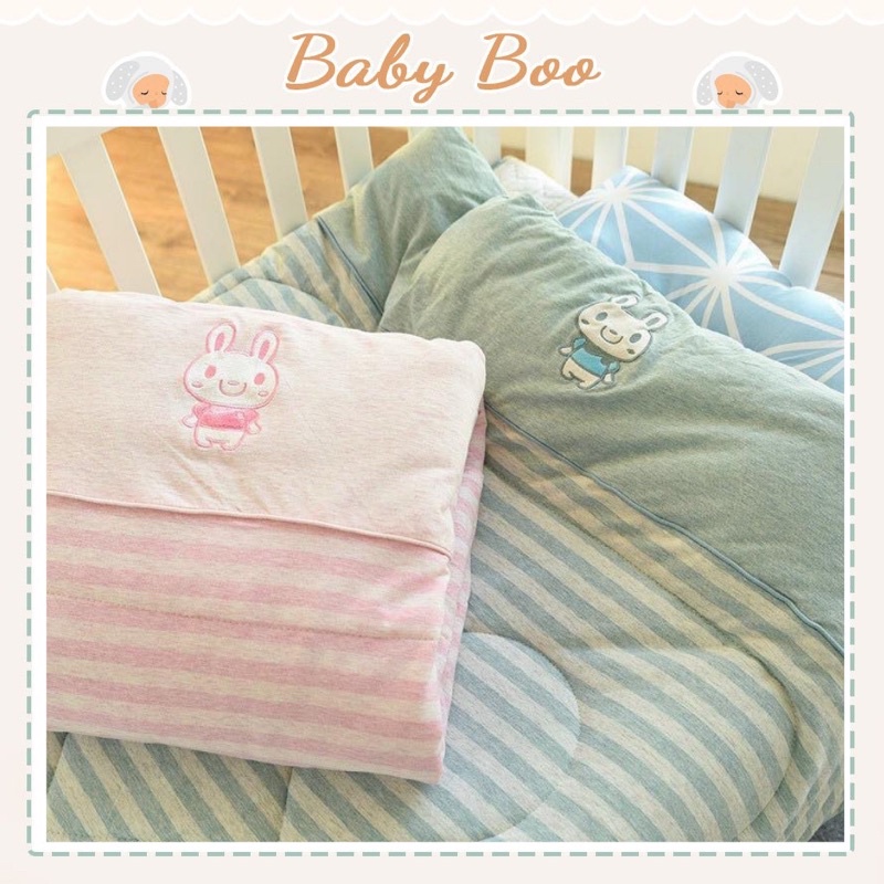 Chăn trần bông Thỏ cute 100x140cm hàng xuất Nhật [ babyboo]