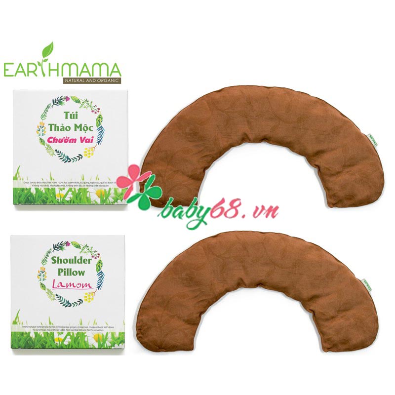 Gối chườm vai thảo mộc Lamom