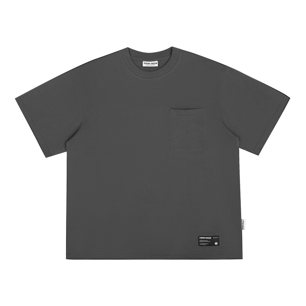 Áo Thun Young Green Tshirt With Pocket - Chất liệu 100% thun cotton vải 250gsm
