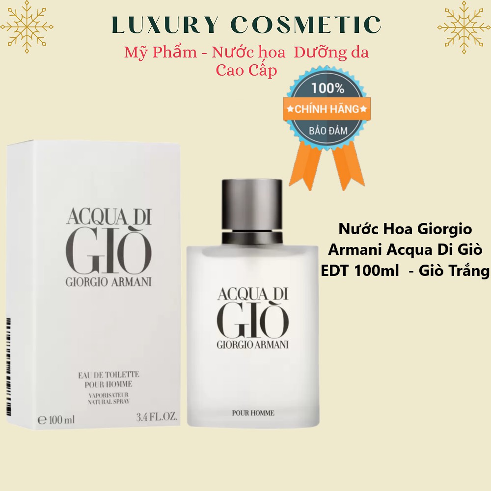 Nước Hoa Giorgio Armani Acqua Di Giò EDT 100ml  - Giò Trắng