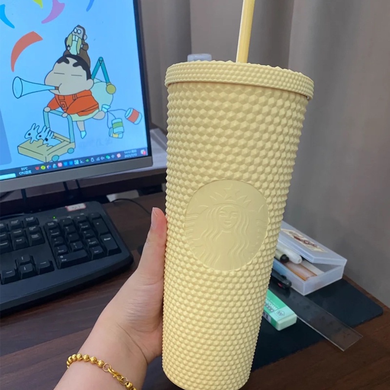 Ly Uống Nước Starbucks Có Ống Hút Dung Tích 710ml / 24oz Tiện Dụng