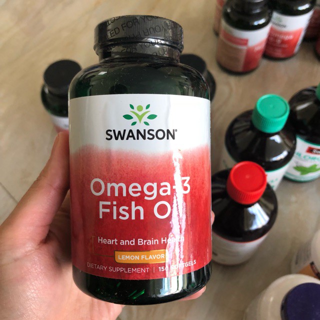 Viên uống bổ sung dầu cá Swanson Omega3 - 150 viên