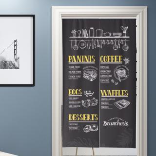 Có Thể Tùy Chỉnh Nhà Bếp Nhật Bản Cafe Vải Nghệ Thuật Rèm Cửa Phong Thủy Rèm Nhà Hàng Bông Và Vải Lanh Rèm
