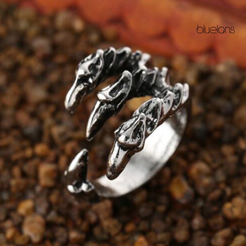 Nhẫn hở hình móng vuốt đại bàng có thể điều chỉnh kích thước thời trang cá tính