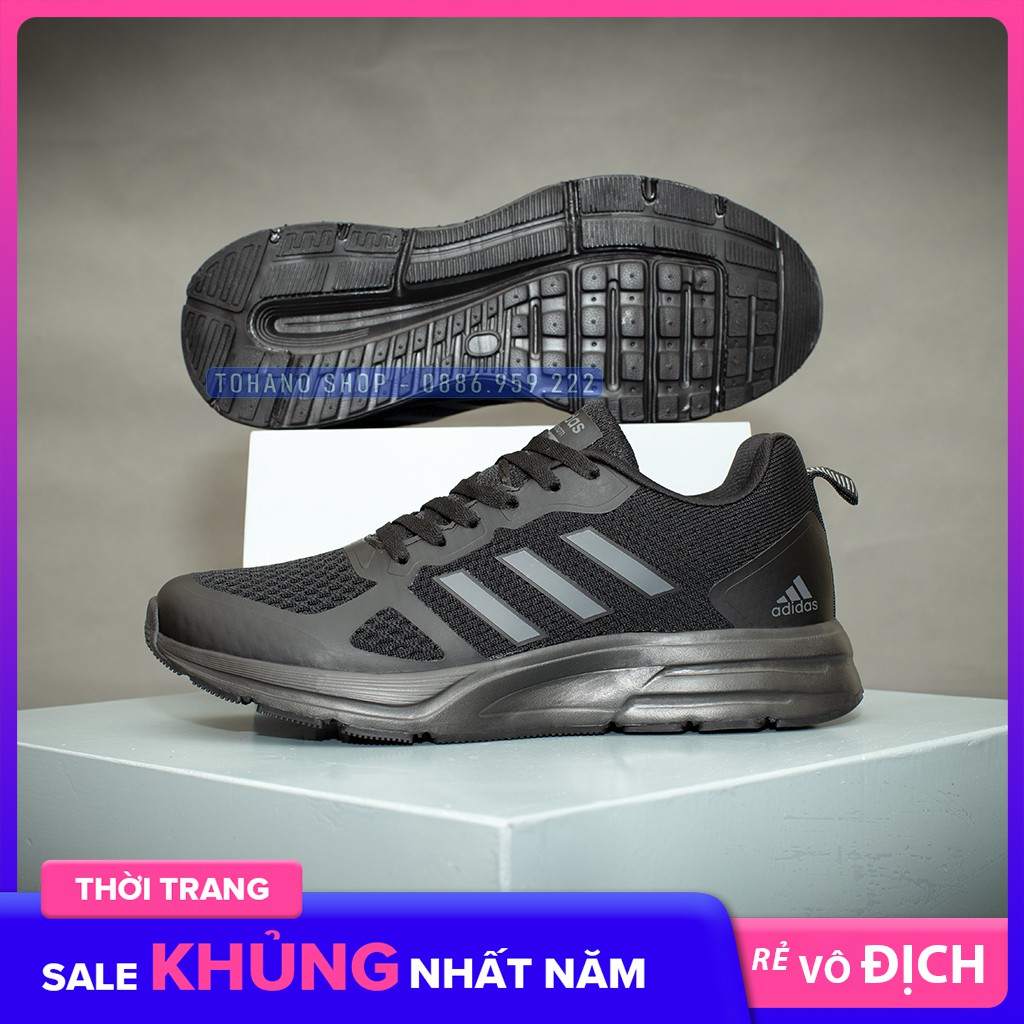 Giày Sneaker Nam Giày Thể Thao Nam D62 Màu Đen Full