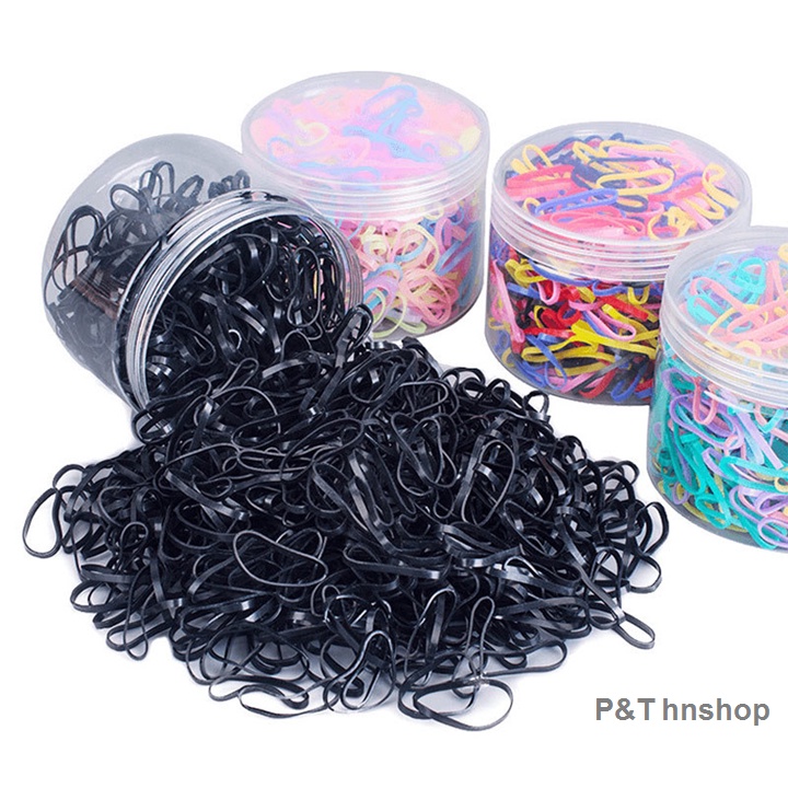 Chun Buộc Tóc Hàn Quốc Nhiều Màu - Loại Dày 500 chiếc