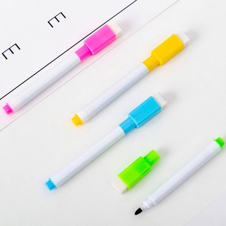 10 Bút Dạ Mực Đen Kèm Xóa - Thỏ Hồng VPP