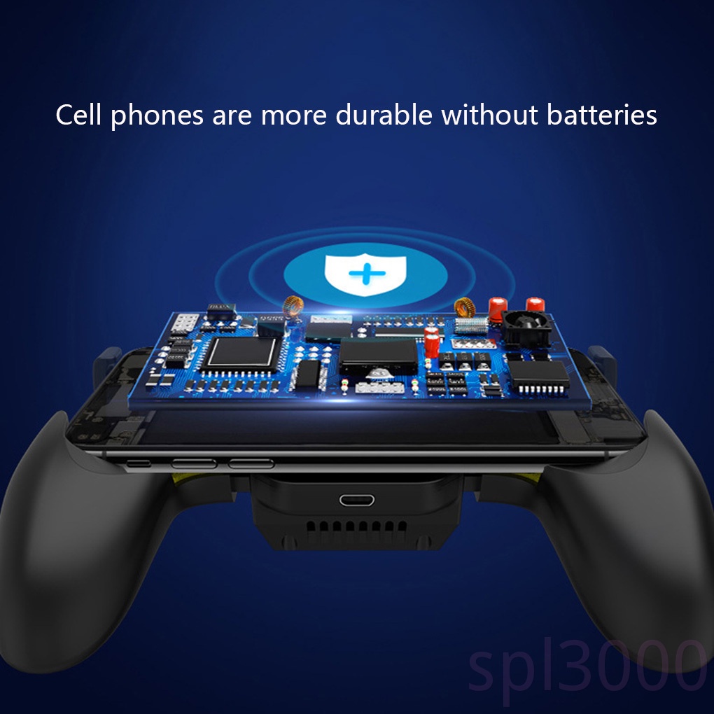 Mobile Game Controller Gamepad Trigger Shooter Joystick Replacement for iPhone with Cooler Cooling Fan