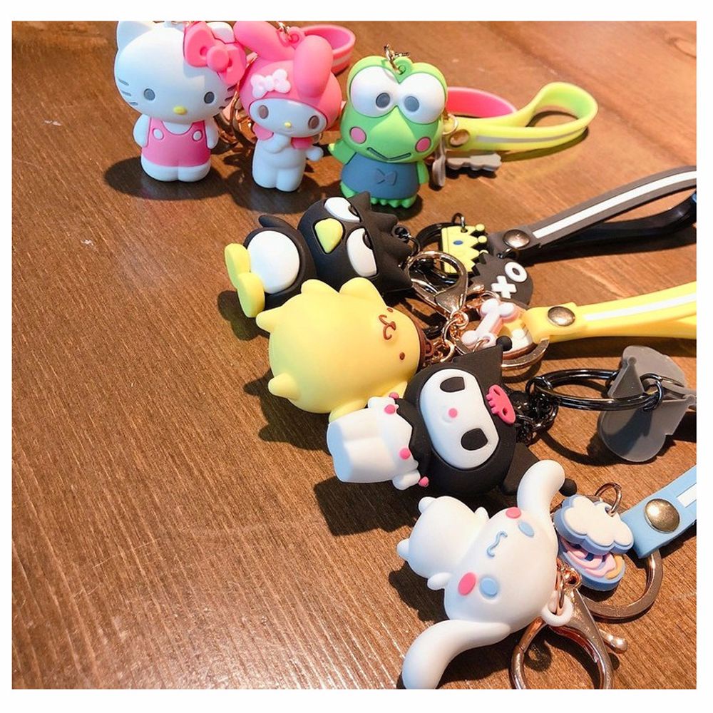 Móc Khóa Silicon Hình Nhân Vật Hoạt Hình Anime Dễ Thương