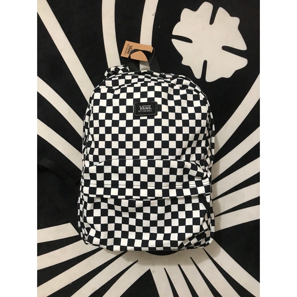 [ẢNH THẬT] Balo Vans Old Skool Checkerboard Backpack Full