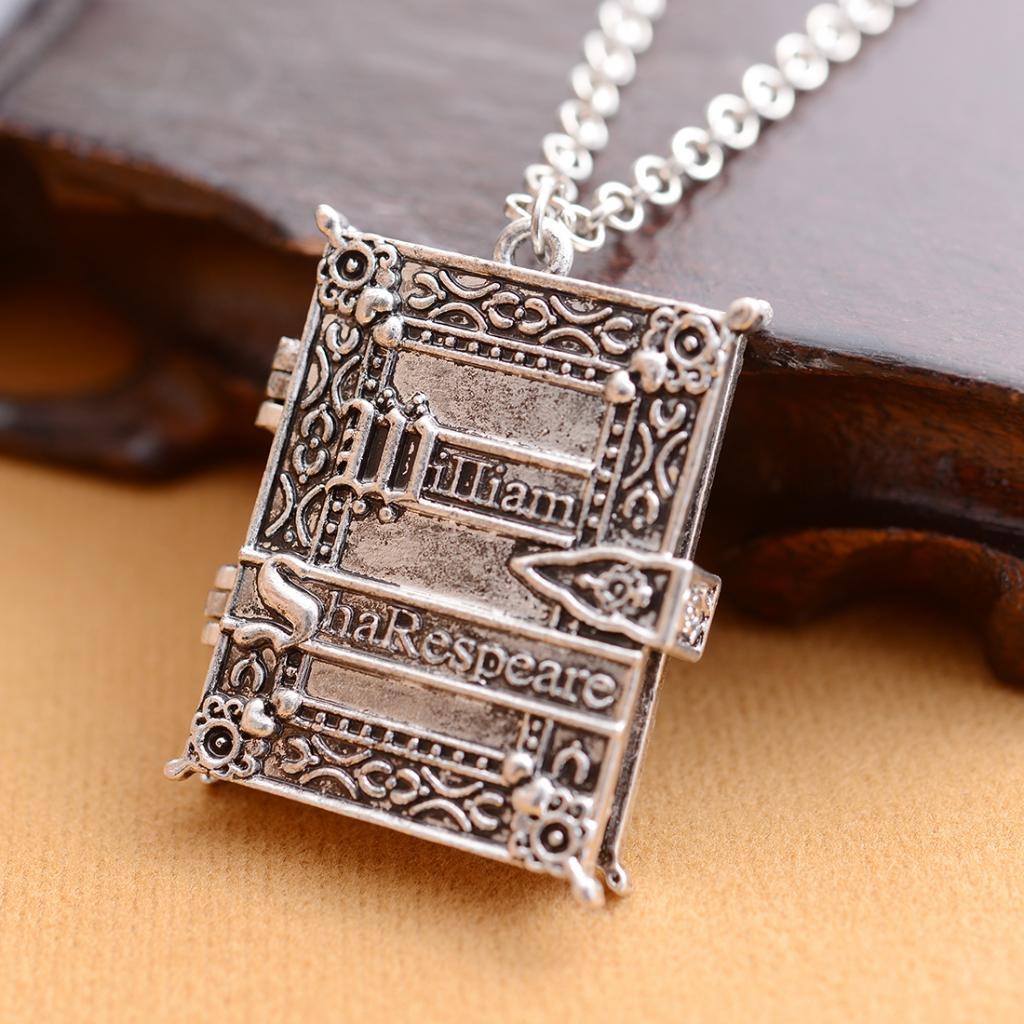 Gothic Openable Box Pendant Photo Frame Locket Charm Necklace Accessories