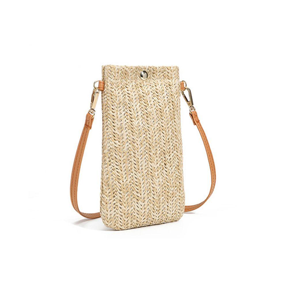 UUMIR Túi Đeo Vai Đan Mây Đựng Điện Thoại Thời Trang Mùa Hè Phong Cách Bohemian