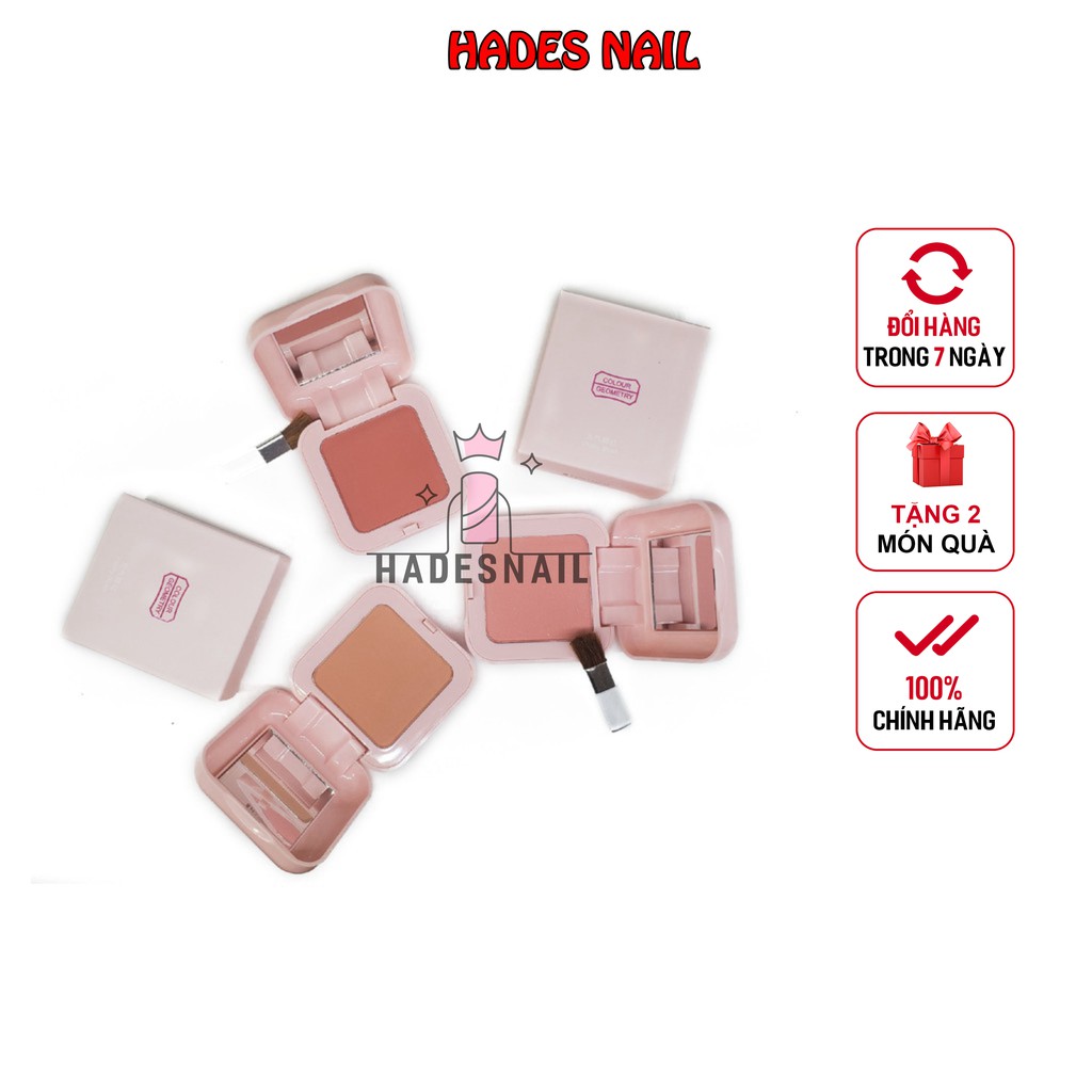 Phấn Má Hồng Đơn Sắc Lameila Novo Blusher Color Geometry Gốm Vitality Blush Chính Hãng