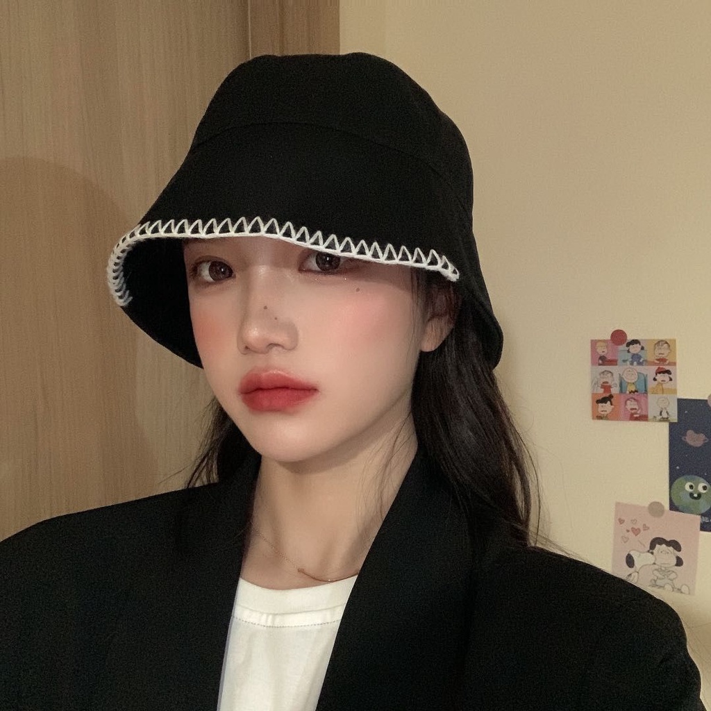 Mũ Bucket Phong Cách Hàn Quốc Xinh Xắn Cho Nữ