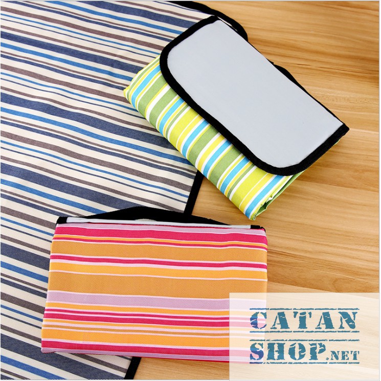 Bạt trải cắm trại 1M5 * 2M xếp gọn, thảm trải đi phượt, picnic 3 lớp chống thấm tuyệt đối có quai xách cao cấp | BigBuy360 - bigbuy360.vn