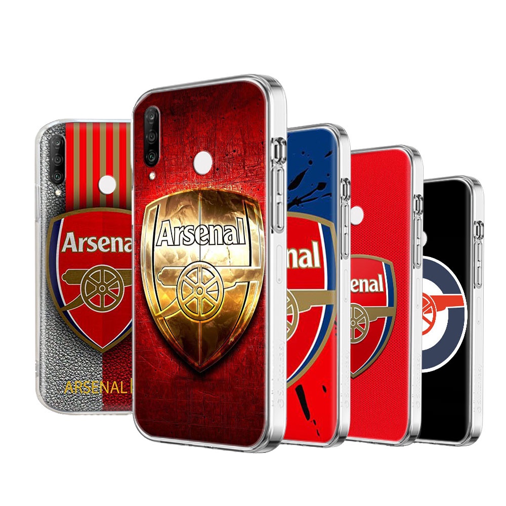 Ốp Điện Thoại Dẻo Trong Suốt Họa Tiết Logo Câu Lạc Bộ Bóng Đá Arsenal Cho Samsung A04 A04S A14 A23 A34 A54 A52 A72 WI-14