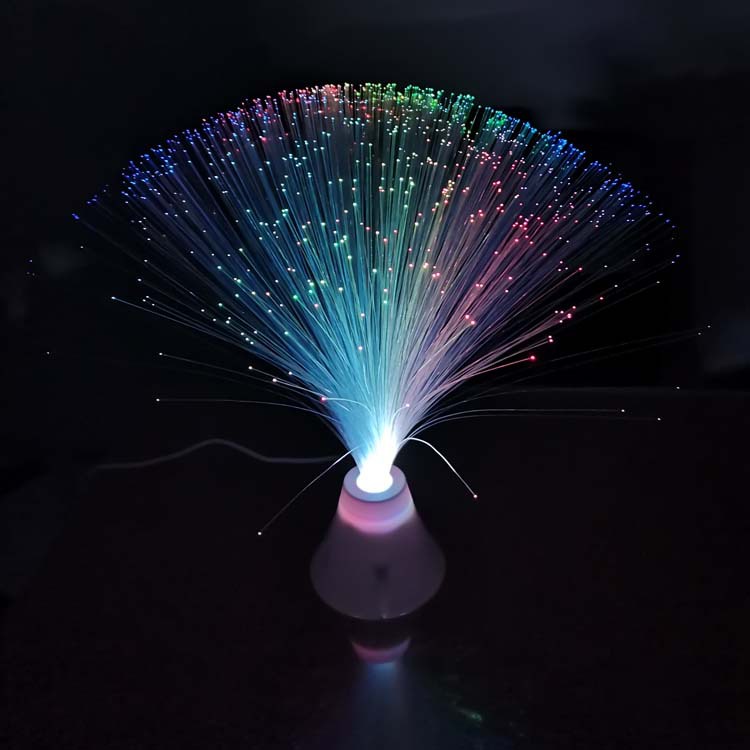 Đèn led sợi quang thay đổi màu sắc sử dụng pin