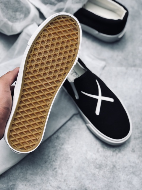 Giày lười ulzzang nam vải siêu chất hiệu Vansked 2020