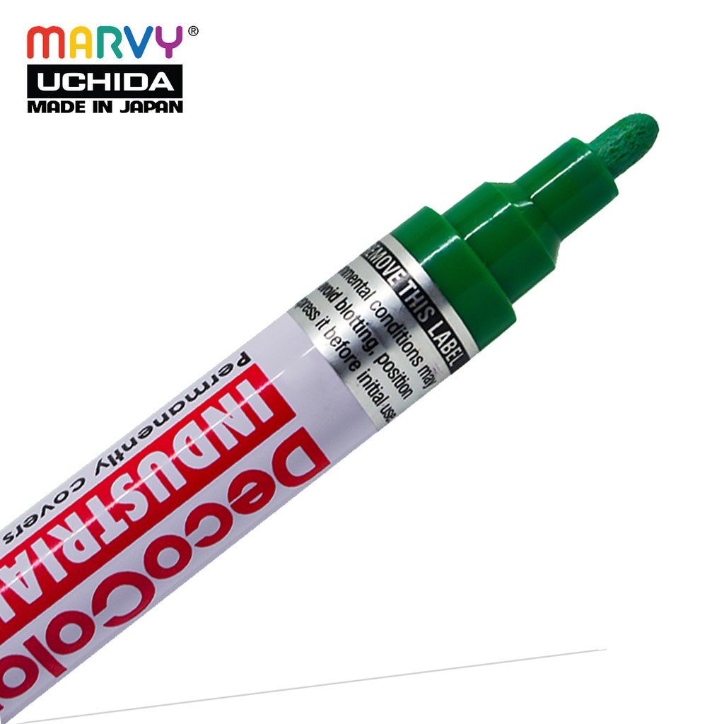 [Lộc's Art Store] Bút sơn Marvy DecoColor Marker 728  viết trên mọi chất liệu ngòi 2.0mm (không phai)