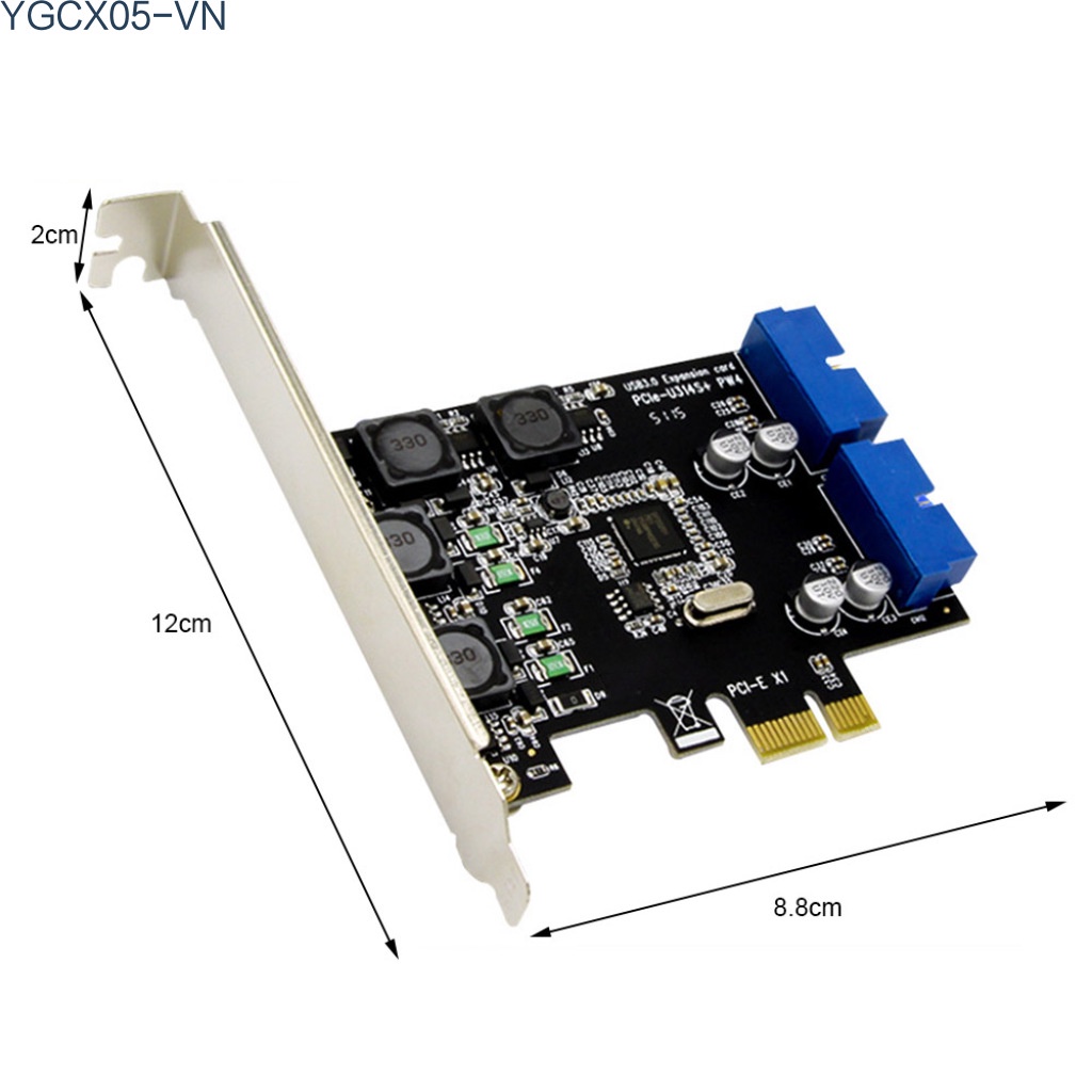 Card Chuyển Đổi Pci-E Sang Usb 3.0 19 / 20 Pin | BigBuy360 - bigbuy360.vn