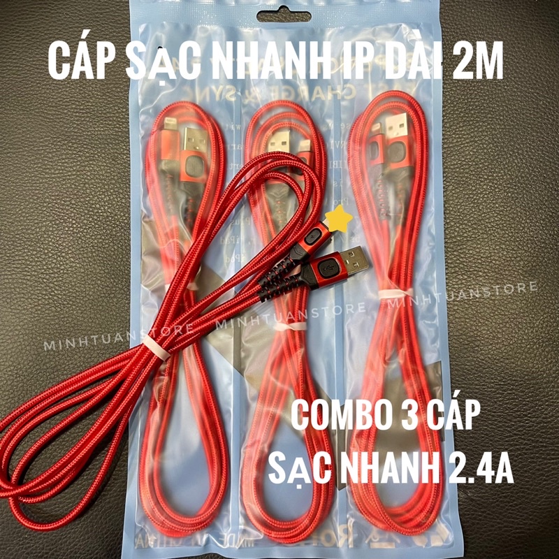 Cáp Sạc Nhanh IP Dài 2M