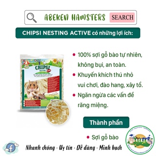 Vật liệu làm tổ cho thú nhỏ CHIPSY NESTING ACTIVE
