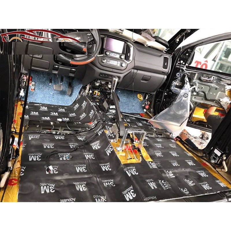 Tấm chống ồn ô tô 3M Acoutis 3 lớp màu đen siêu cách âm. Tấm cách âm 3M 80x46 cm. Hàng nhập khẩu