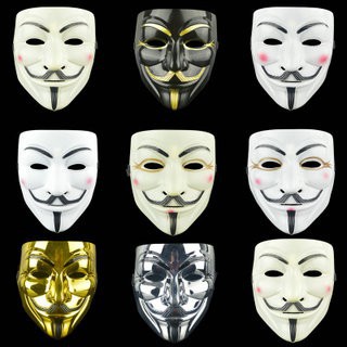 Mặt nạ hacker hóa trang anonymous hàng đẹp - Mặt nạ halloween-Mặt nạ mũi tên sát thủ