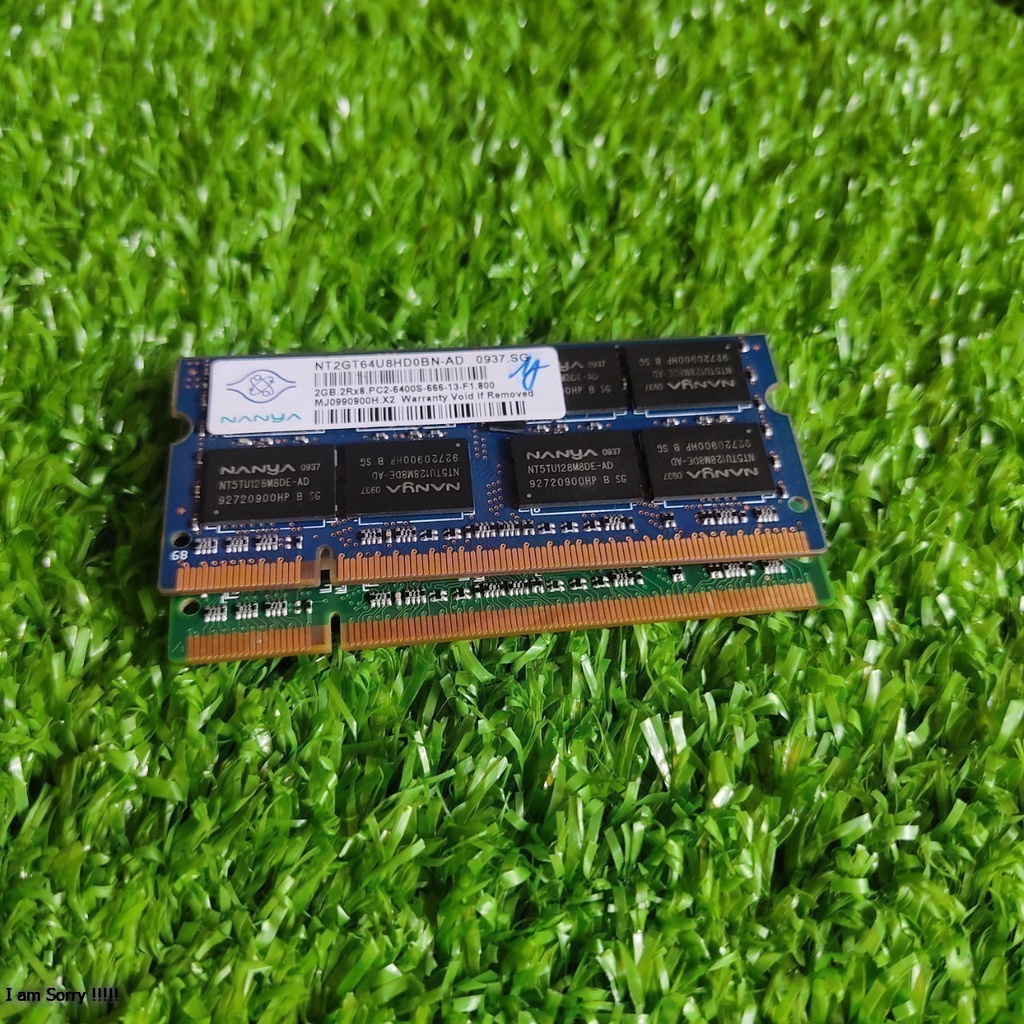 Combo 2 ram laptop DDR2 dung lượng 2GB bất kì (Used)