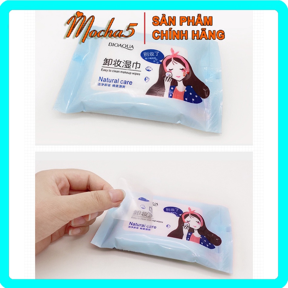 Khăn giấy tẩy trang Bioaqua Natural Care 25 tờ | BigBuy360 - bigbuy360.vn