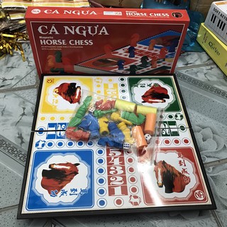 Bộ cờ cá ngựa nam châm cỡ to 35*35cm
