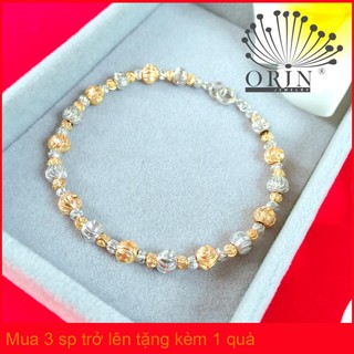 Vòng tay nữ thời trang dạng lắc bi cao cấp thiết kế 2 màu Orin V2072 đẳng cấp